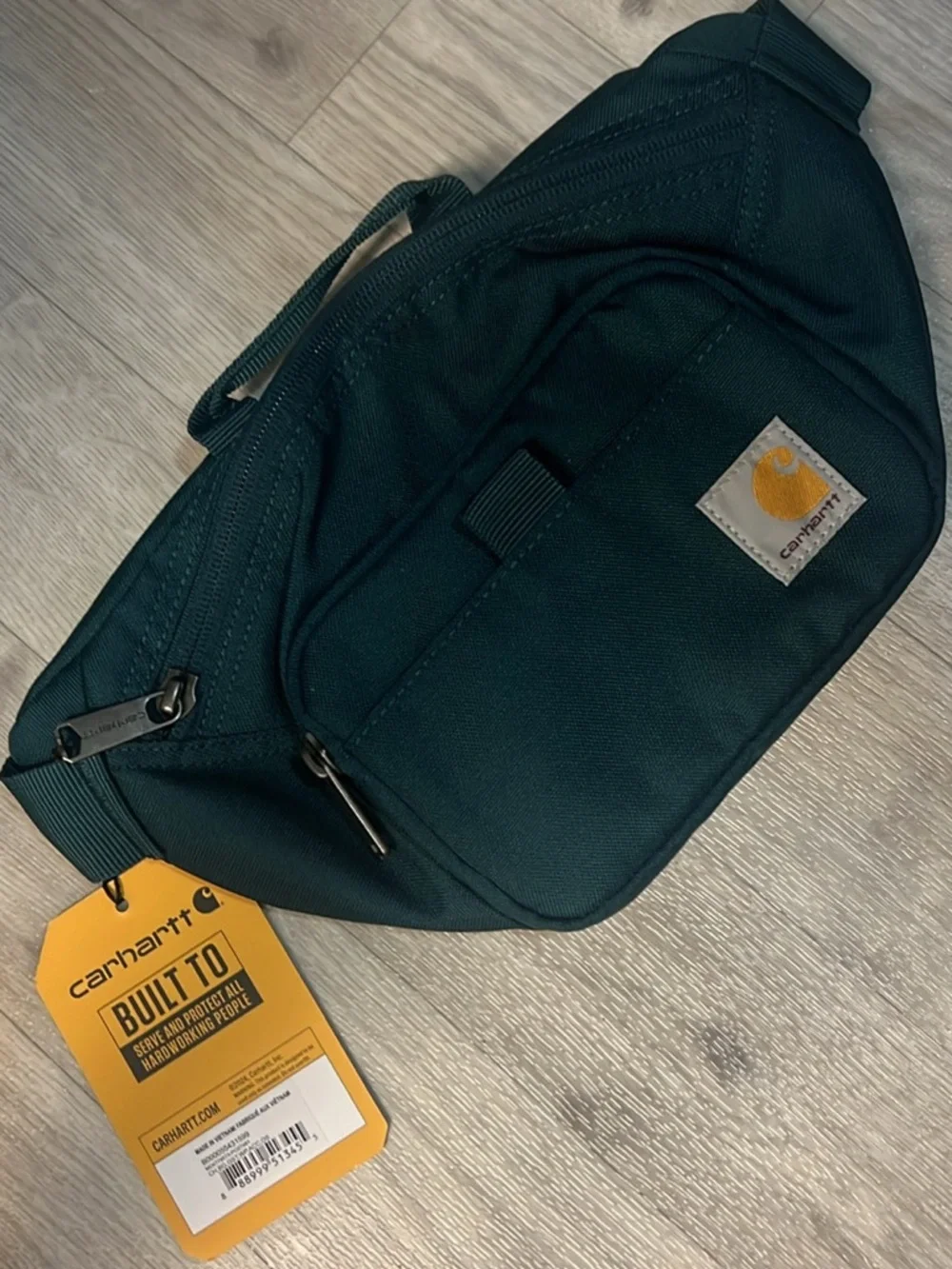 Carhartt Dark Green Waist Pack with Front Pocket - Picture 4 of 5